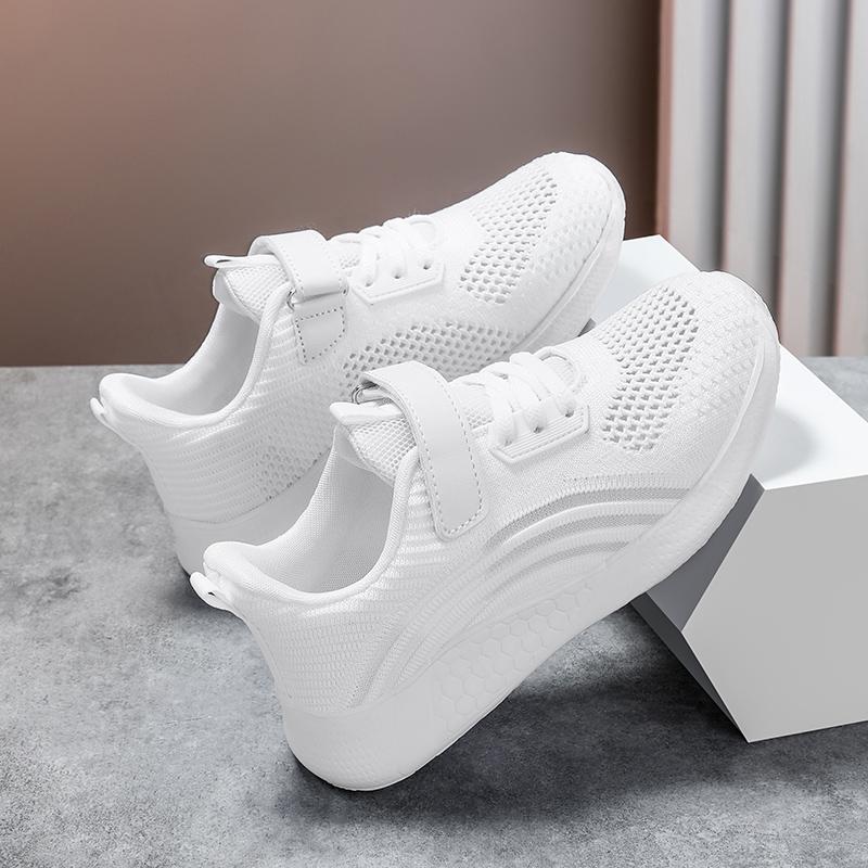 28-38 Children's Plus Size Lightweight Fashionable Breathable Velcro Fly Woven Sports Shoes Casual Shoes Running Shoes