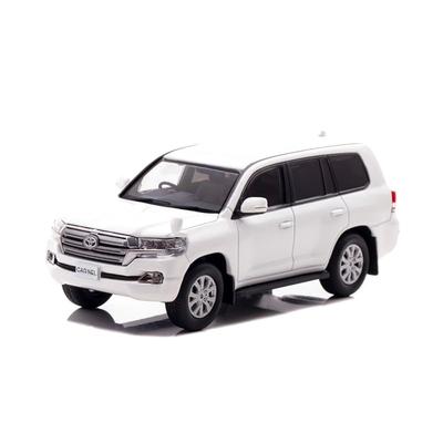 CARNEL 1/43 Scale Toyota Land Cruiser AX G Selection (URJ202) 2015 White Pearl Crystal Shine Finished Product CN431504