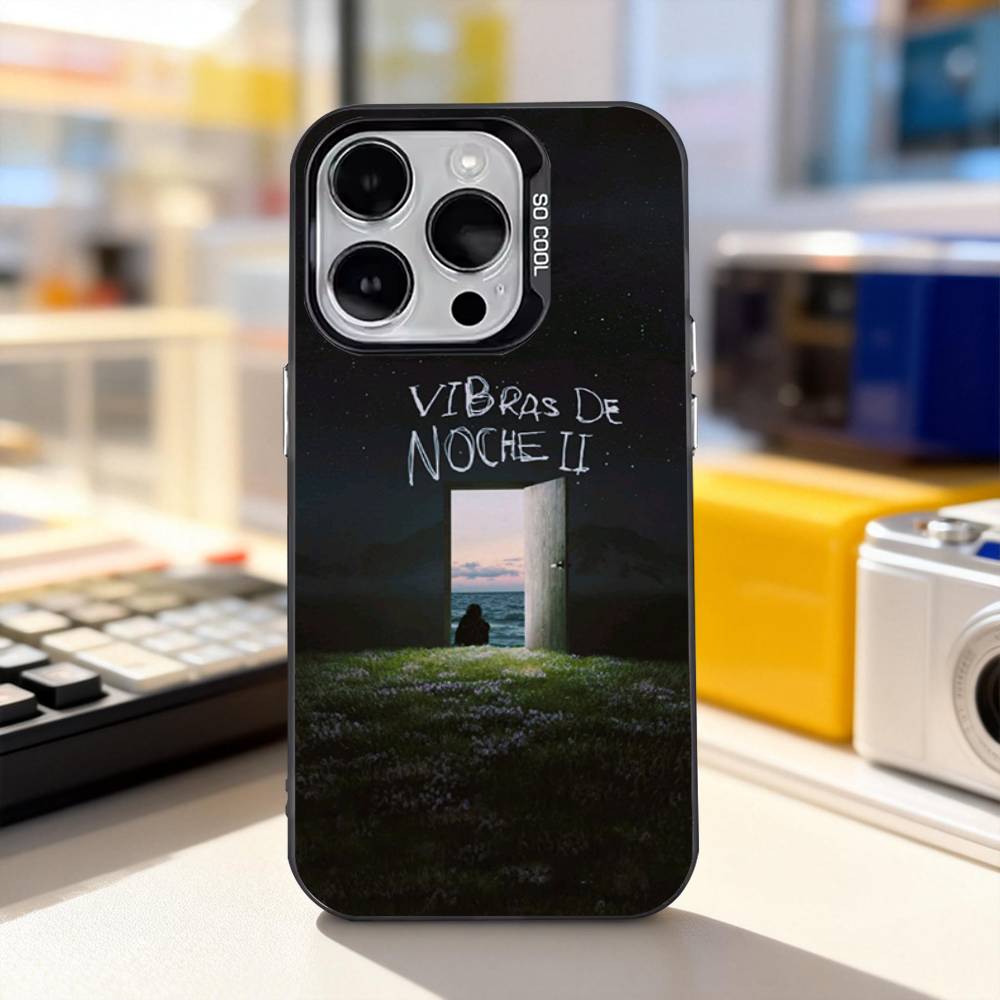 Q-Quevedo BUENAS NOCHES Cool Phone Case For iPhone 11,12,13,14,15,16,17,Pro,Max,Plus,E,Air,Mini IMD Matte Black
