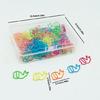 Creative Quality Metal Snail Shaped Paper Clips, Set Of 100 Multifunctional Office School Document Craft Accessories