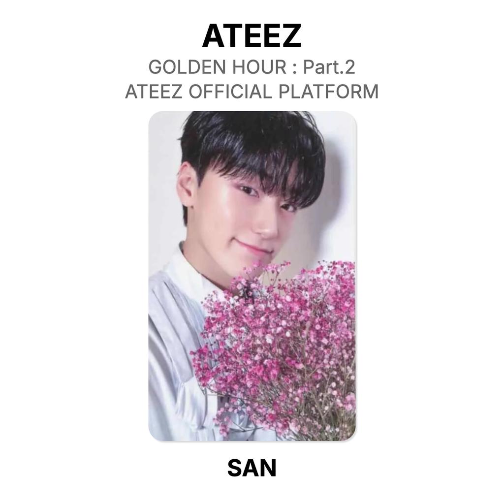 ATEEZ GOLDEN HOUR : Part.2 ATEEZ OFFICIAL PLATFORM Official Photocard