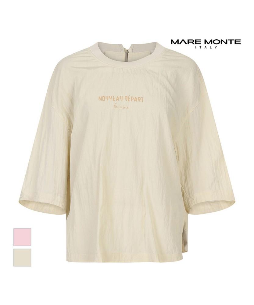 MAREMONTE Loose Fit Short Sleeve Blouse_M244Mbl32S0
