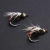40PCS Durable High Carbon Steel Fly Fishing Flies Lifelike Multicolor Fishing Lures Mini Fishing Trout Flies Trout Fishing