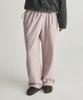 Dear Stalker Terry Lace Track Fleece Pants - Pink