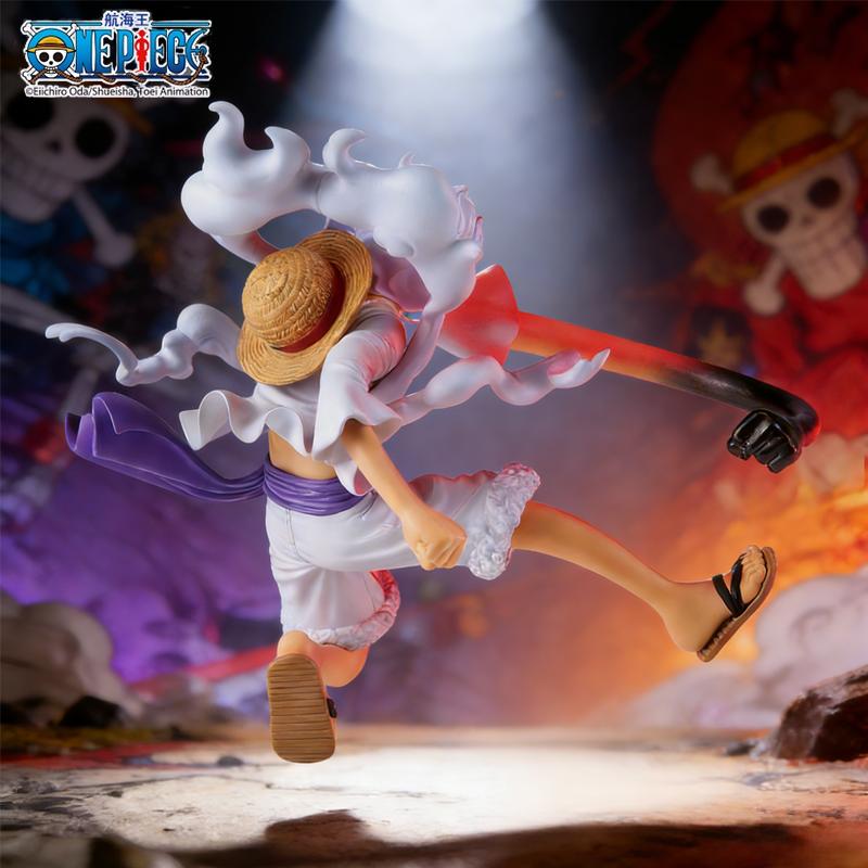 1pc Official One Piece Luffy's Gear Fifth Home Decor Figure, Anime Must-Have Gift for Valentine's Day, Birthday Desk.