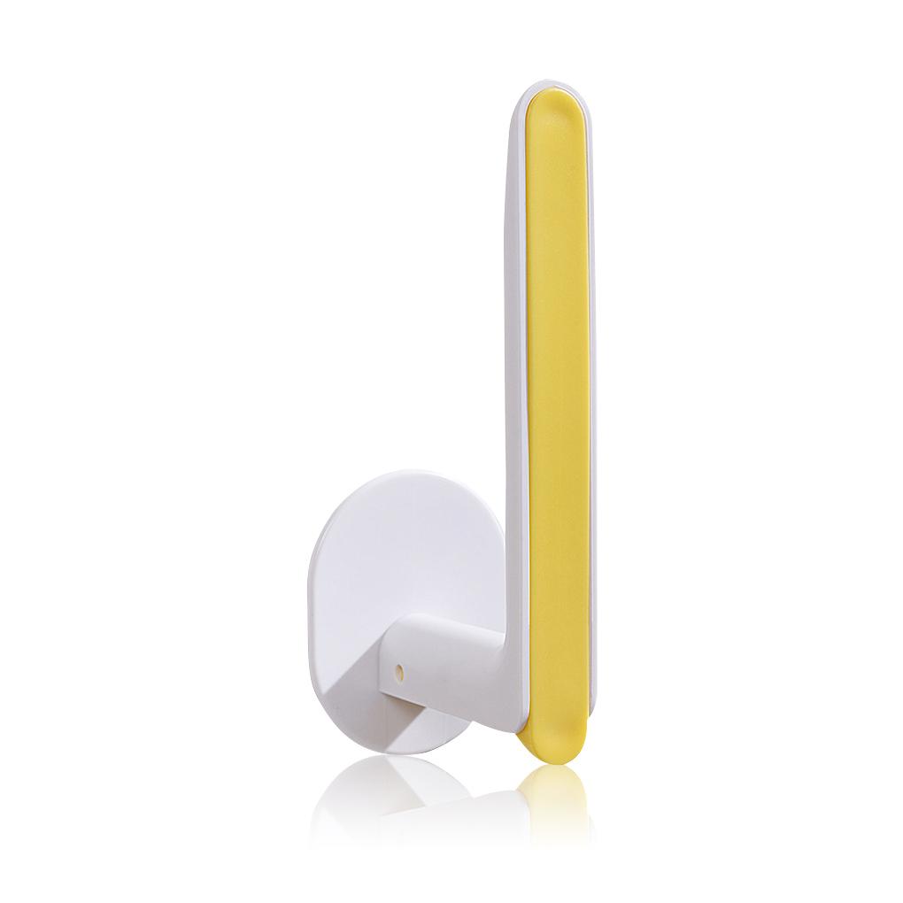 Storage Hanger L Shape Plastic Wall Mounted Towel Hanger L Holder Self-adhesive Waterproof Paper Roll Organizer