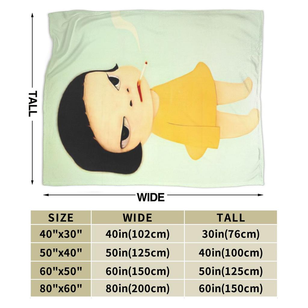 Yoshitomo Nara Art Custom Soft Party An UltraSoft Micro Fleece Blanket