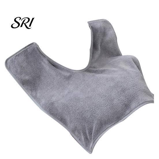 Quick Dry Face Towel U-Shaped Microfiber Facial Soft Super-Absorbent Beauty Salon Massage Treatment Spa for Estheticians Steam Skincare светло-серый