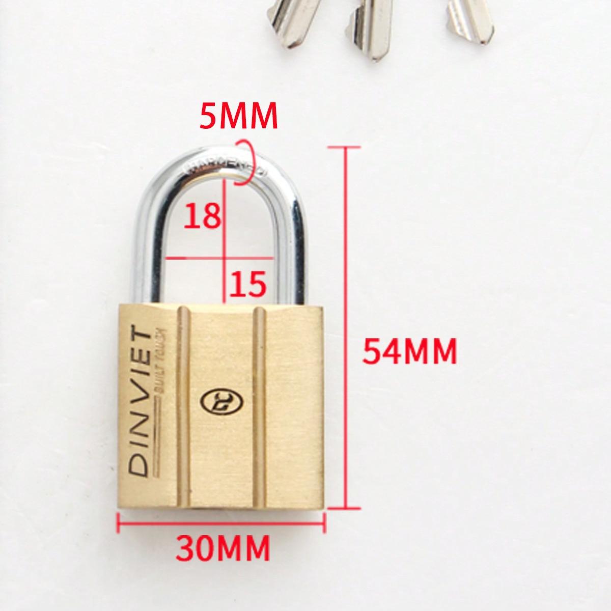 Замок из чистой меди, DINVIET замки из чистой меди уличные замки сквозные замки дождезащитные замки водонепроницаемые ржавчиностойкие замки ворота