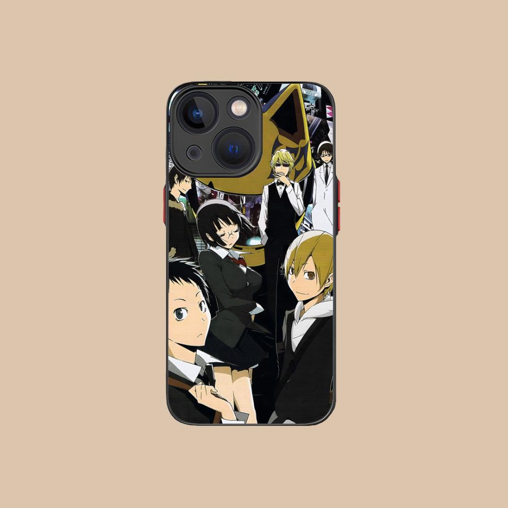 Anime Durarara Phone Case for iPhone 17 16 15 14 13 12 11 X XR XS Air Pro Max Plus Mini Skin Feel Cover