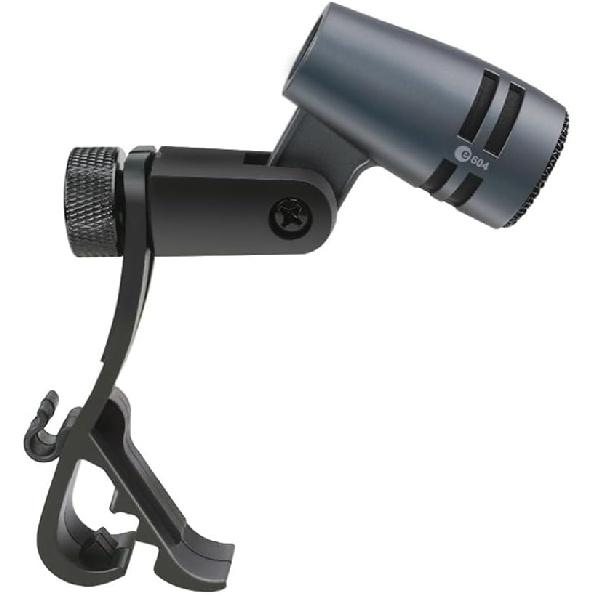 E604 Wired Dynamic Microphone Cardioid Instrument Drum Microphone with Clip Arm Mount Suitable for Drums Instruments