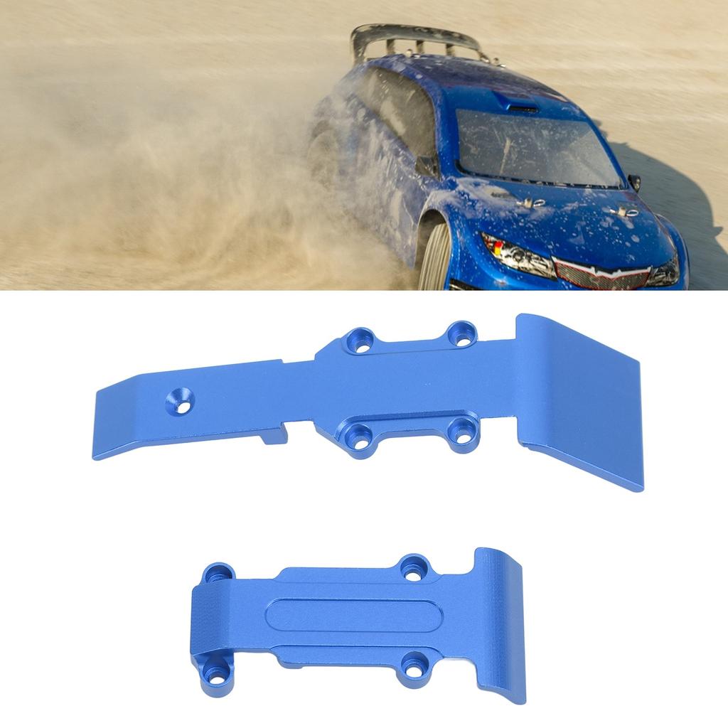 RC Car Skid Plate Front and Rear RC Car Aluminum Skid Plate for 1Celsius16 Slash