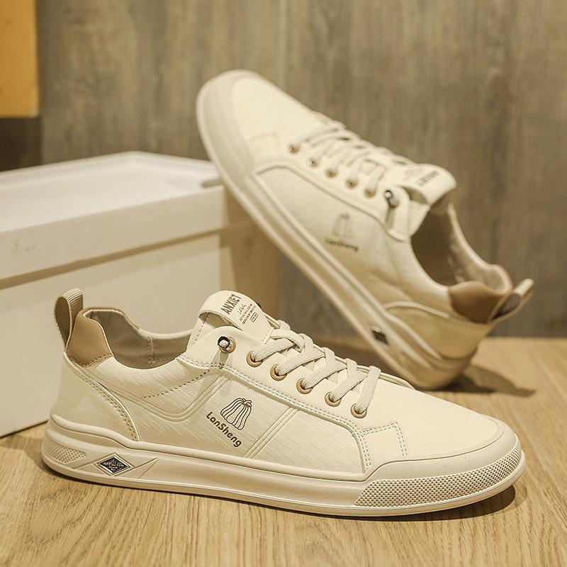 Leather New Autumn and Winter British Lazy Casual Board Shoes Niche Design Soft-soled Sports Trendy Shoes