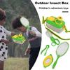 Kids Nature Exploration Set Animal Catcher Kit with Viewer Box Butterflies Net Scissor Clip Observation Tools Tweezer Magnifying Glass Outdoor