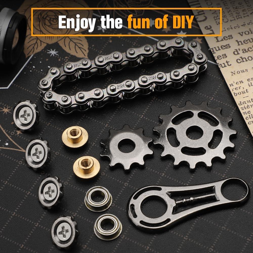 New Sprockets Flywheel Fingertip Gyro Fidget Spinner Antistress Anxiety Metal Bike Chains EDC Spinner Fidget Toys For Adult