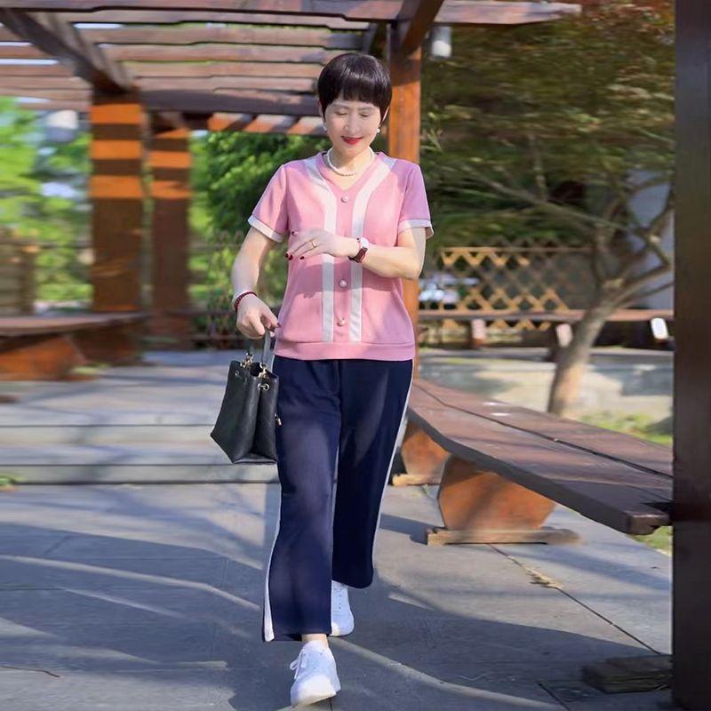 

Молодой Летний Живой Молодая Мама Спортивный Костюм Pink 4XL (recommended 65.00 kg-72.50 kg