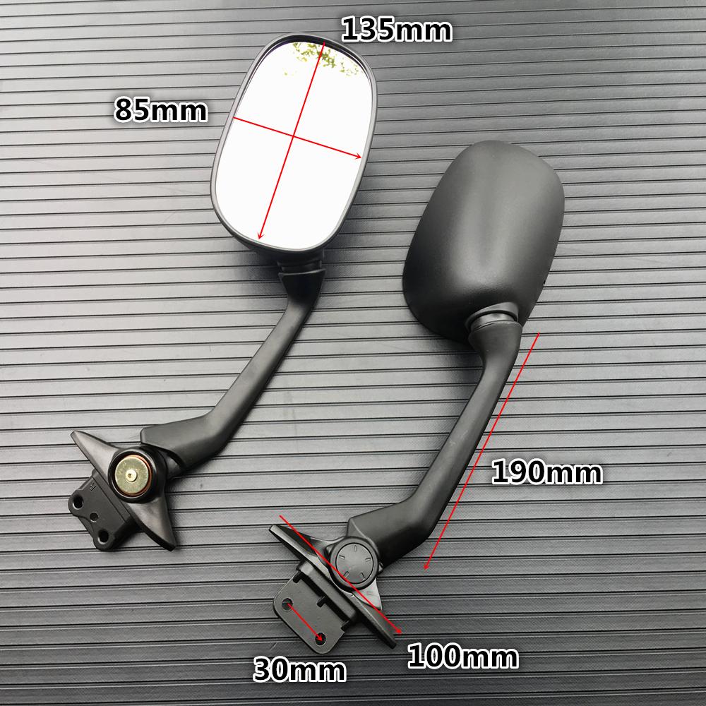 Carbon Fiber Rearview Mirrors Side For Yamaha TMAX 530 Rear view mirror View Side Mirror T-MAX 530 TMAX530 2012-2019