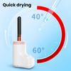 Makeup Brush Dryer Temperature Time Adjustable Knob Type-C Powered Multifunction Automatic Quick Drying Machine White