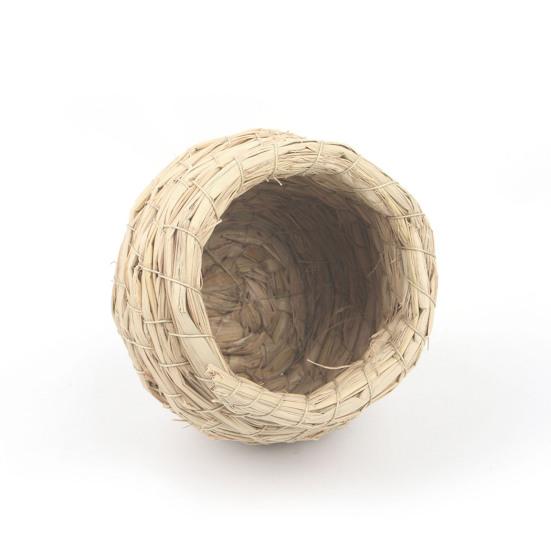 

Голубиное гнездо ручной работы, теплое укрытие, усиленные края, натуральный дышащий скворечник, подвесное гнездо для вылупления попугая