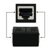 OULLX RJ45 Female to Female Port Network Ethernet LAN Splitter Connector Transfer Head RJ45 Adapter Coupler CAT5 CAT6 Socket