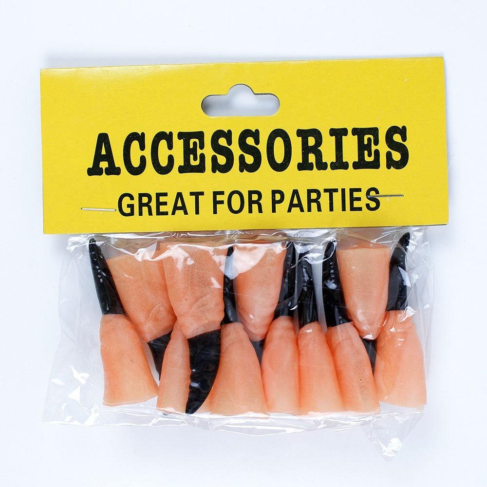 Set Witch Nails For Women Men Halloween Prop Toys Halloween Supplies Witch Nose Wicked Witch Decor