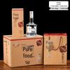 500ml Thickened Creative Glass Wine Bottle Set - Refillable Baijiu Bottle with Packaging