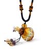 1PC Murano Glass Perfume Baroque Necklaces Essential Oil Vials Aroma Perfume Bottle Necklace