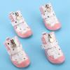 4Pcs Anti-Slip Sole Mesh Dog Shoes Breathable Anti-Slip Dog Booties  Paw Protection