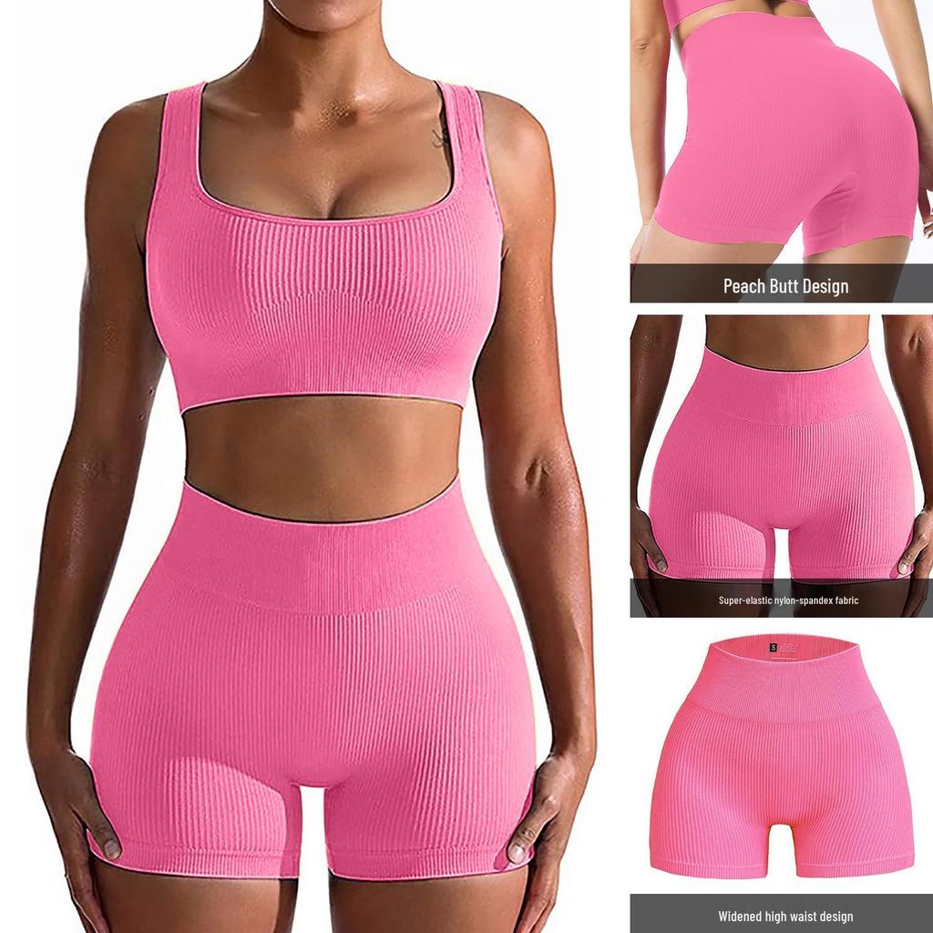 Women's High-Waisted Butt-Lifting Yoga & Running Shorts - Quick-Drying Fitness Wear