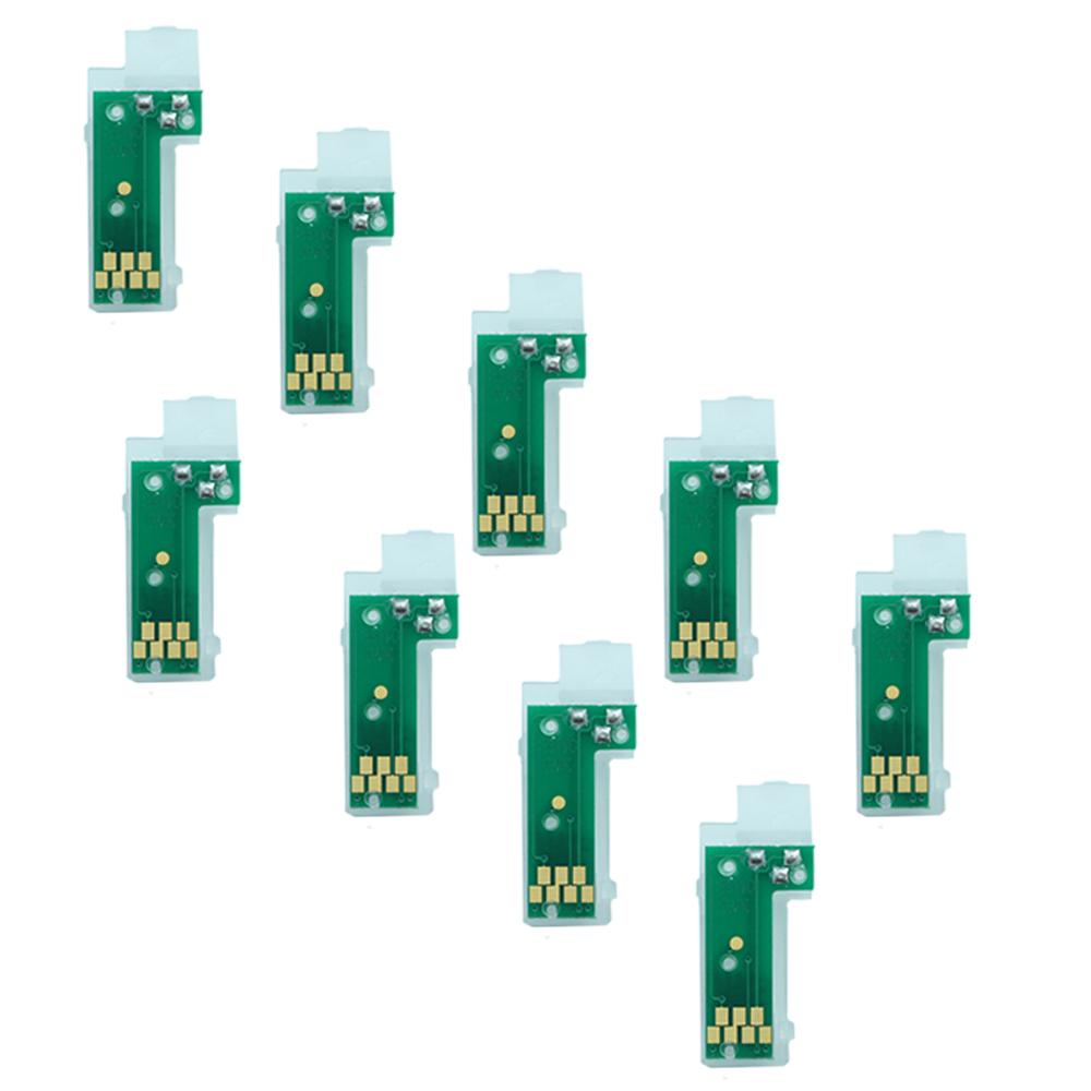 9 Colors Ink Cartridge Permanent Chips Sensor for Epson Stylus Pro 3885 T5891-T5899 Use with Original Chips