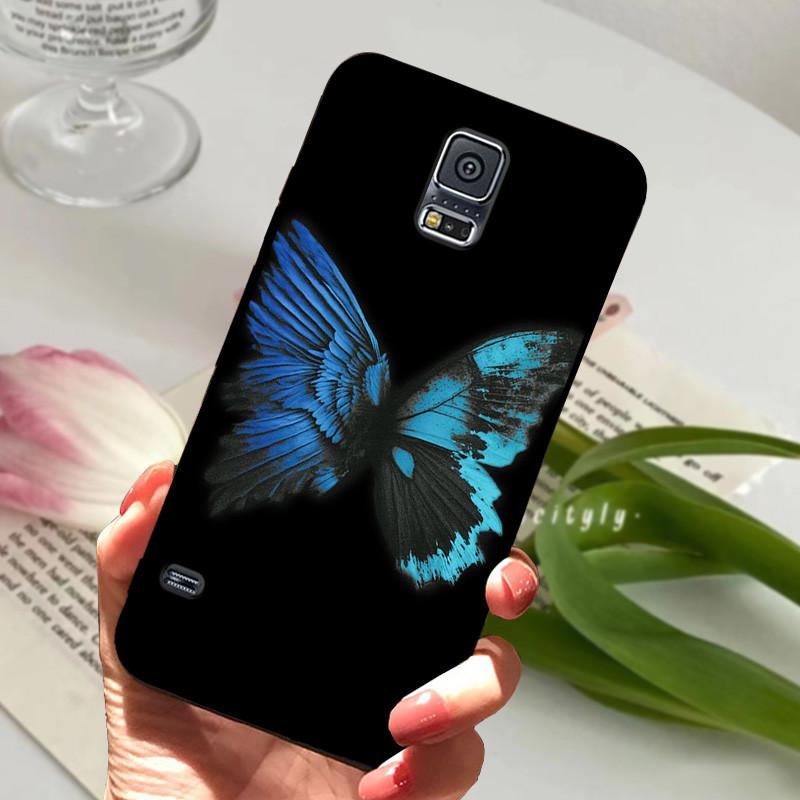 Für Samsung Galaxy S5 Hülle S 5 I9600 SM-G900F Niedliche Bemalte Silikon-Rückabdeckung Für Samsung S5 Hüllen G9006V Schutzhülle