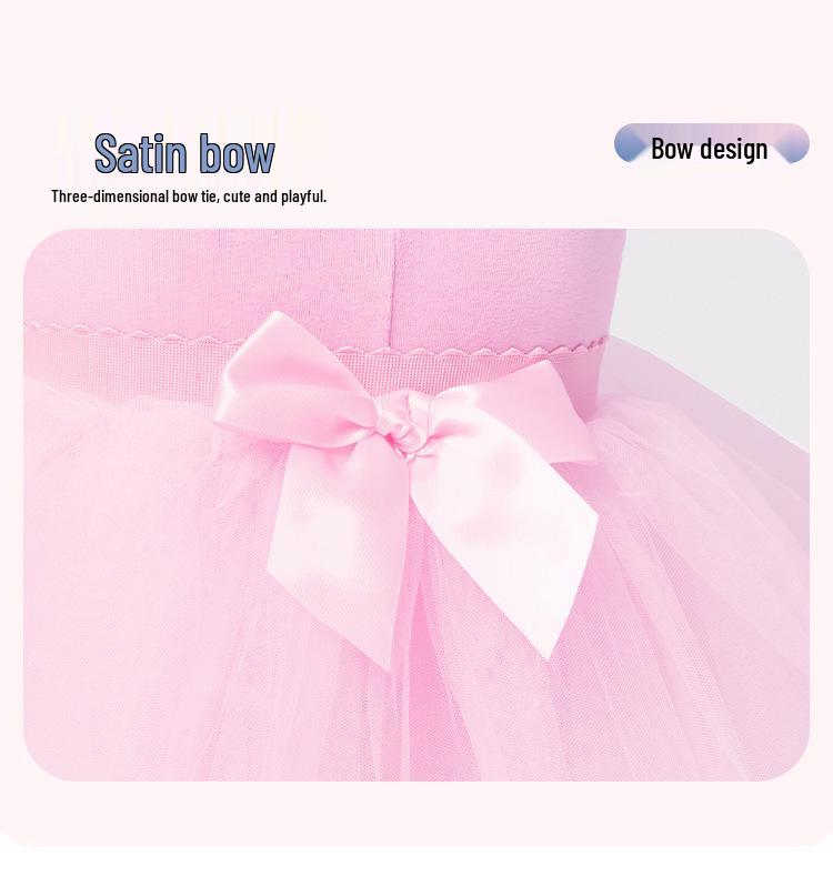 Dziecięcy Tuba Baletowa Księżniczki - Elastyczna Siateczkowa Puszysta Spódniczka na Występy i Trening