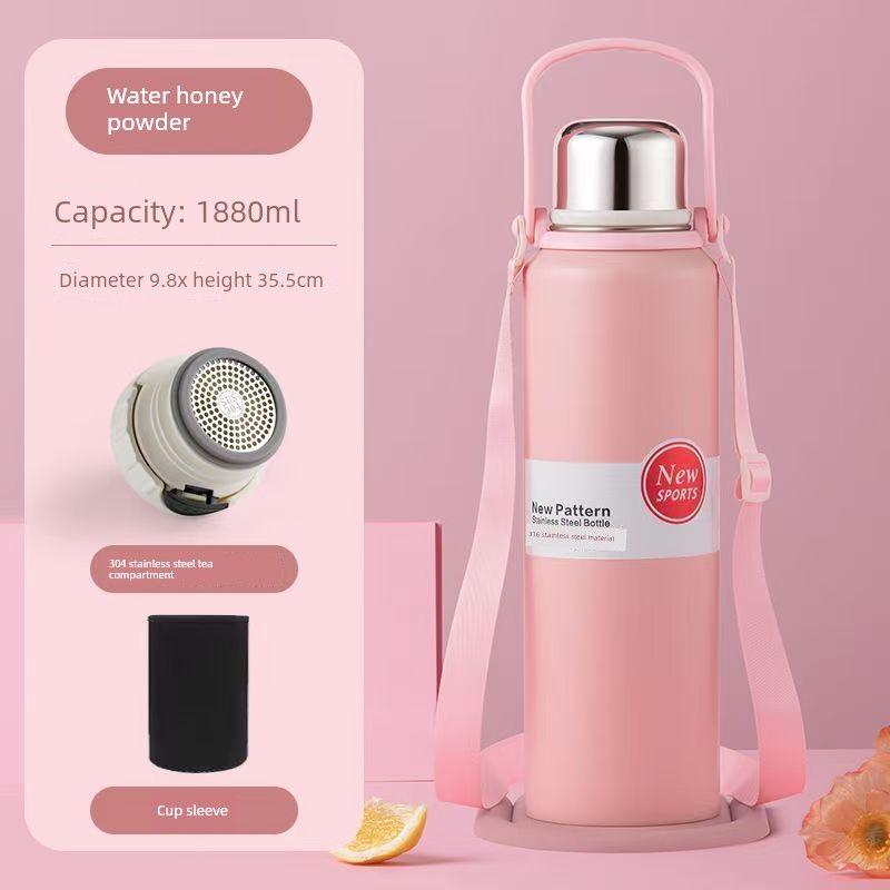 Stainless Steel 316 Large Capacity Vacuum Cup for Male and Female Students Good-looking Tea Cup Portable Car Outdoor Kettle