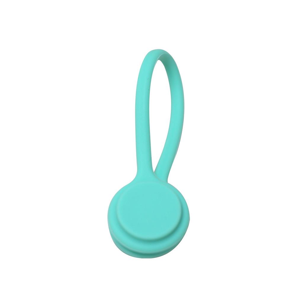 Silicone Cable Organizer: Simple, Solid Color for Desktop, Headphones, and Charging Cables