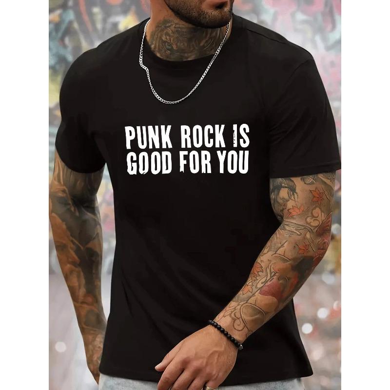 

Men S Summer Casual Crew Neck T-Shirt - Fabric with Slight Stretch, Regular Fit, Printed Graphic Tee for Adults 4XL чорний