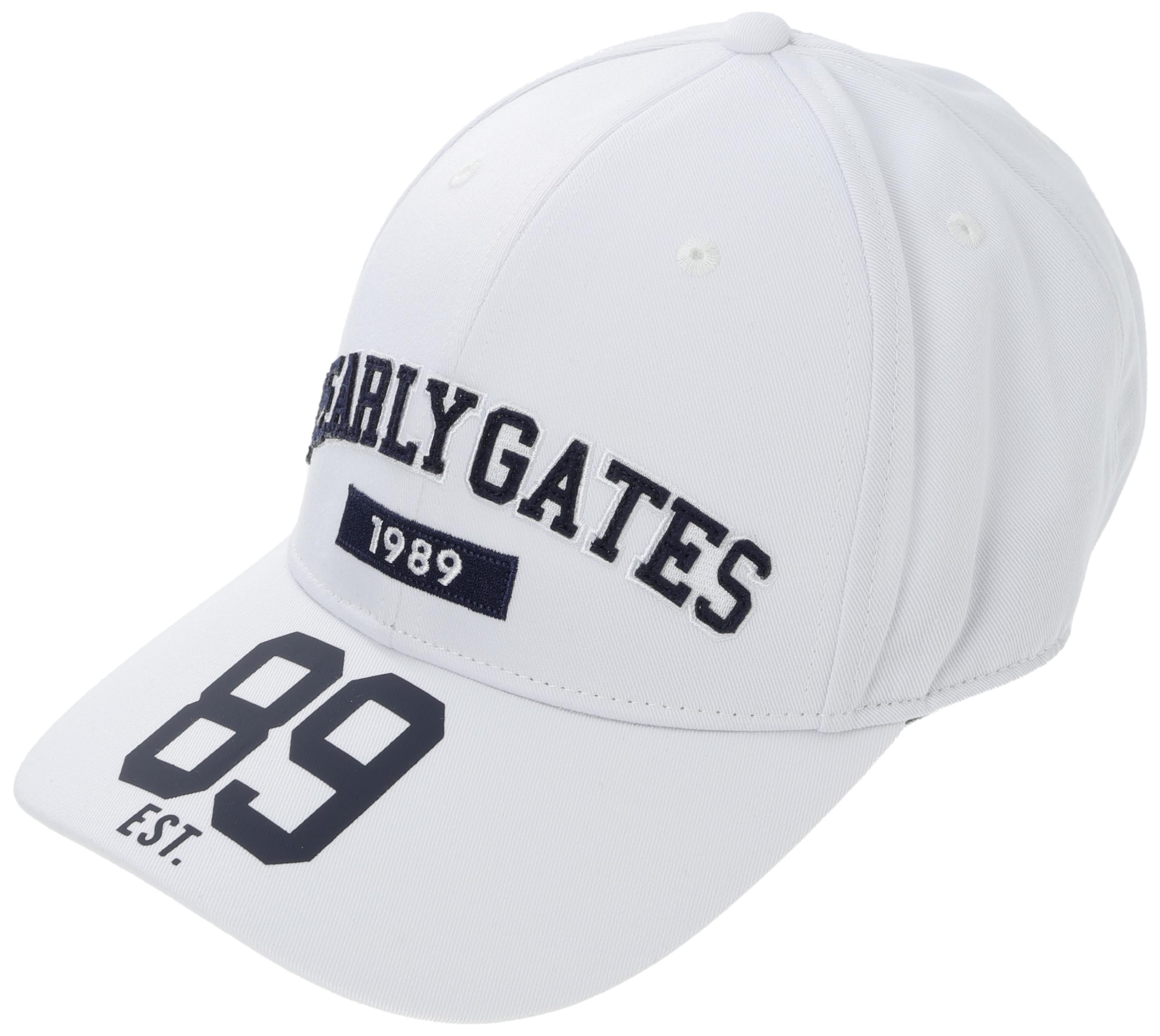 

[PEARLY GATES] Unisex Cap, Fleece-Lined Recycled Twill CAP UNISEX 053-4187101 030White FR