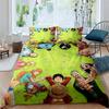 A Set of ONE PIECE Themed Bedding, 3D Digitally Printed, All-season Polyester Duvet Cover and 2 Pillowcases.
