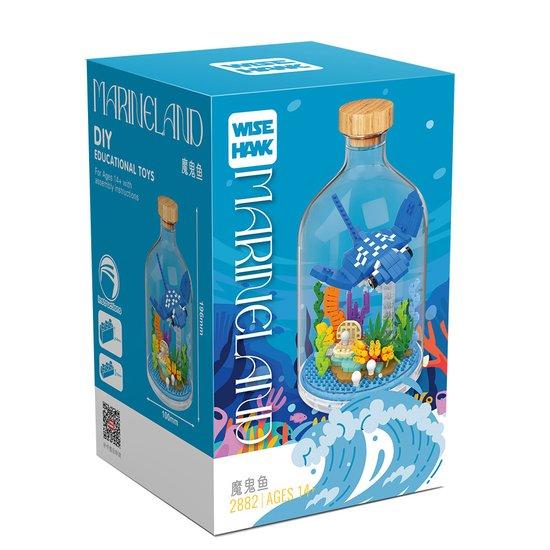 Nanoblock Underwater Stingray (2882wh)