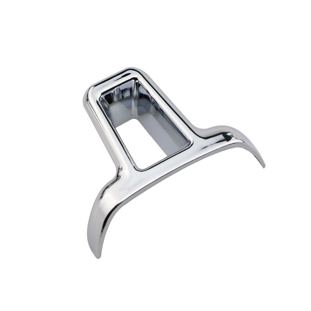 

ABS хромированная крышка рулевого колеса автомобиля, декоративная наклейка, накладка для Volkswagen VW GOLF 6 MK6 JETTA MK5 MK6 POLO Bora 1Pc