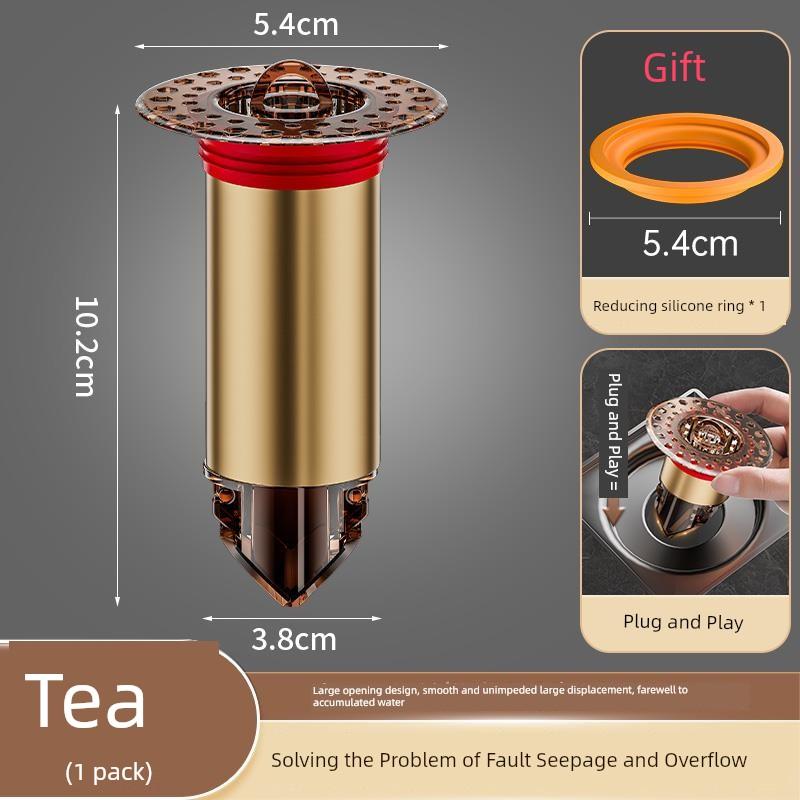 Magnetic Suction Fault Floor Drain Extension Pipe Toilet Sewer Dislocation Long Inner Core Insect-Proof Odor Preventer Neutral