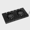IPOTCH GPU Backplate Radiator Heatsink Memory Cooling Fan Adjustable Speed for RTX 15mm Thick 3090, 3080, 3070,
