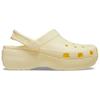 Crocs Classic Platform Clog Comfortable Casual Clogs Women Clogs Cream-Yellow 206750-76O