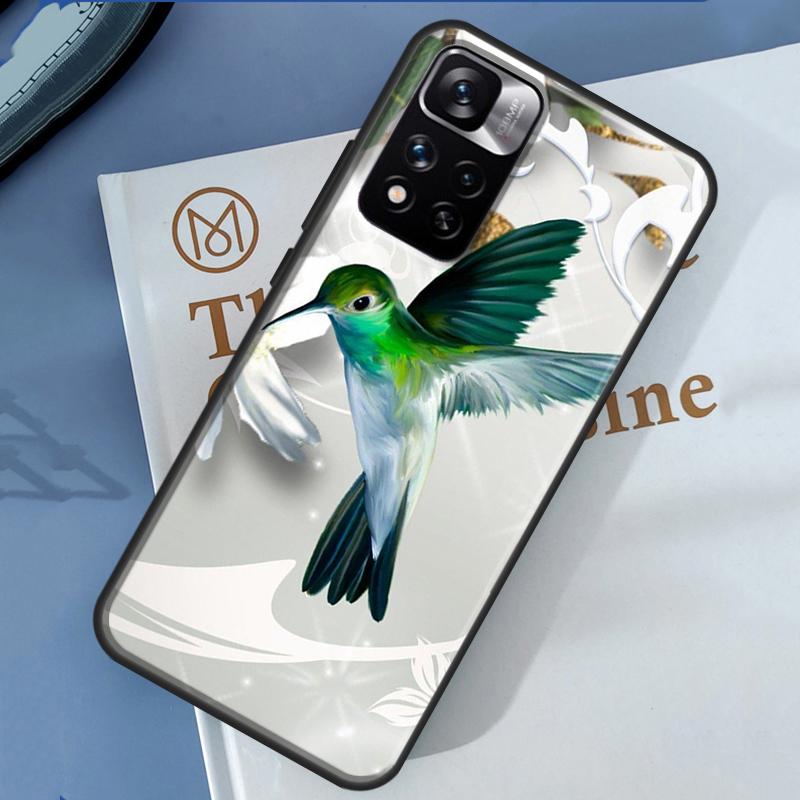 Cute Hummingbird Case For Xiaomi Redmi Note 14 13 11 9 10 12 Pro 9S 10S 11S 12S Redmi 10C 12C 13C 14C Cover