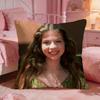 MMichelle TTrachtenberg Cushion Cover Premium Comfort Reversible Pillow Cove Two In One Design For Any Room  Car Interior