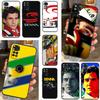 Racing Ayrton Senna Cover For Xiaomi Redmi Note 11 12 10 9 8 Pro Note 11S 10S 9S Redmi 10C 10A 9C 12C Back Case