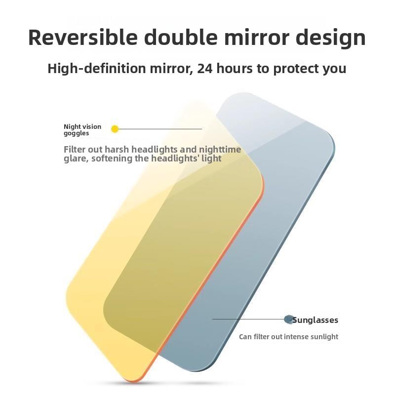 Car Sun Visor UV Blocking Anti Glare Sun Shade Polarized Anti-Dazzle Sunshade Day and Night Dual Use Sun Blocker Car Accessories