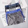 Mode Herren atmungsaktive Unterwäsche Unterhose Baumwolle Boxershorts Volltonfarbe Höschen