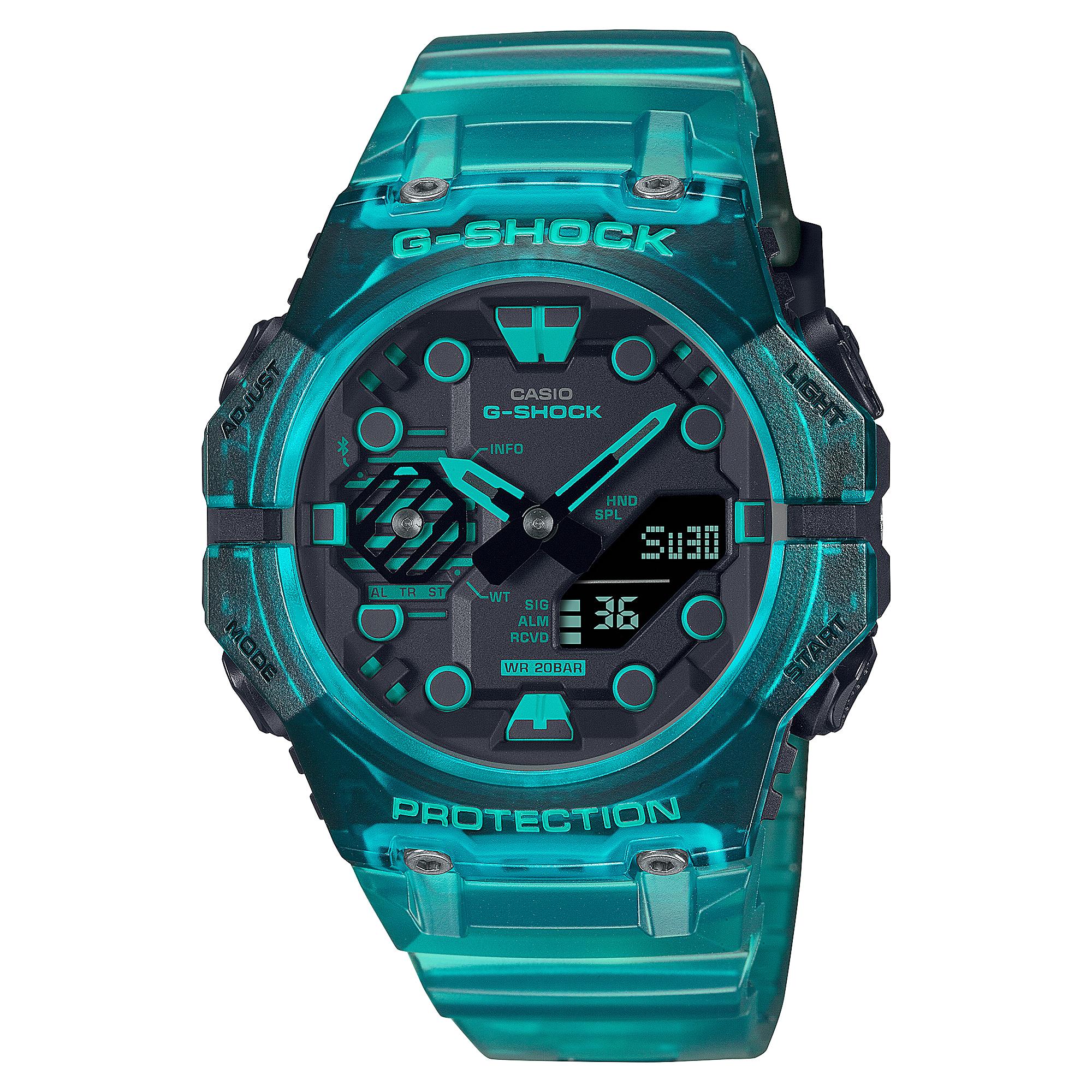 Casio G-SHOCK Men s Resin 200M Water Resistant Shock Resistant Quartz Watch GA-B001G-2A