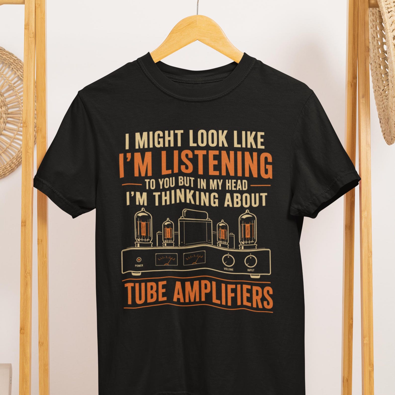 Tube Amplifier T-Shirt, Audiophile Gift, Vacuum Tube Amp Tee, Hi-Fi Enthusiast Shirt 2XL