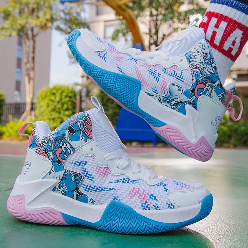 

Новая мужская спортивная обувь, модная сетчатая дышащая спортивная повседневная баскетбольная обувь 40